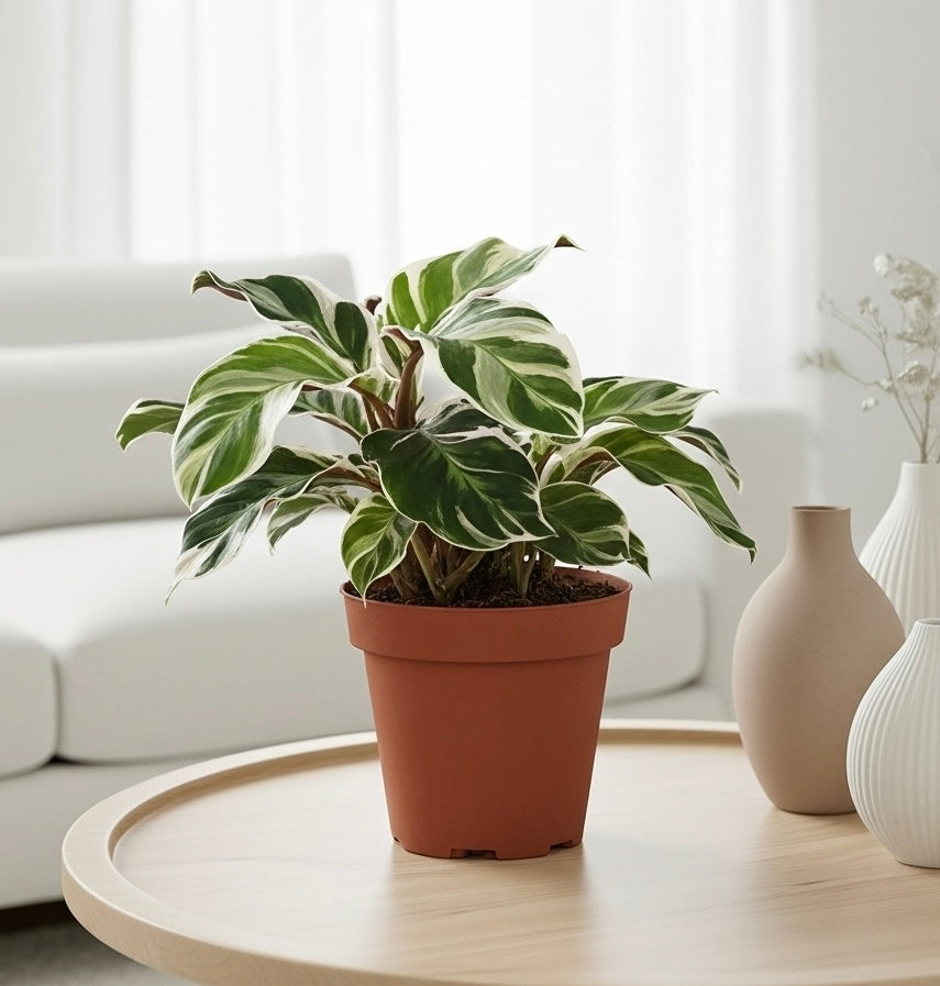 Calathea 'White Fusion'