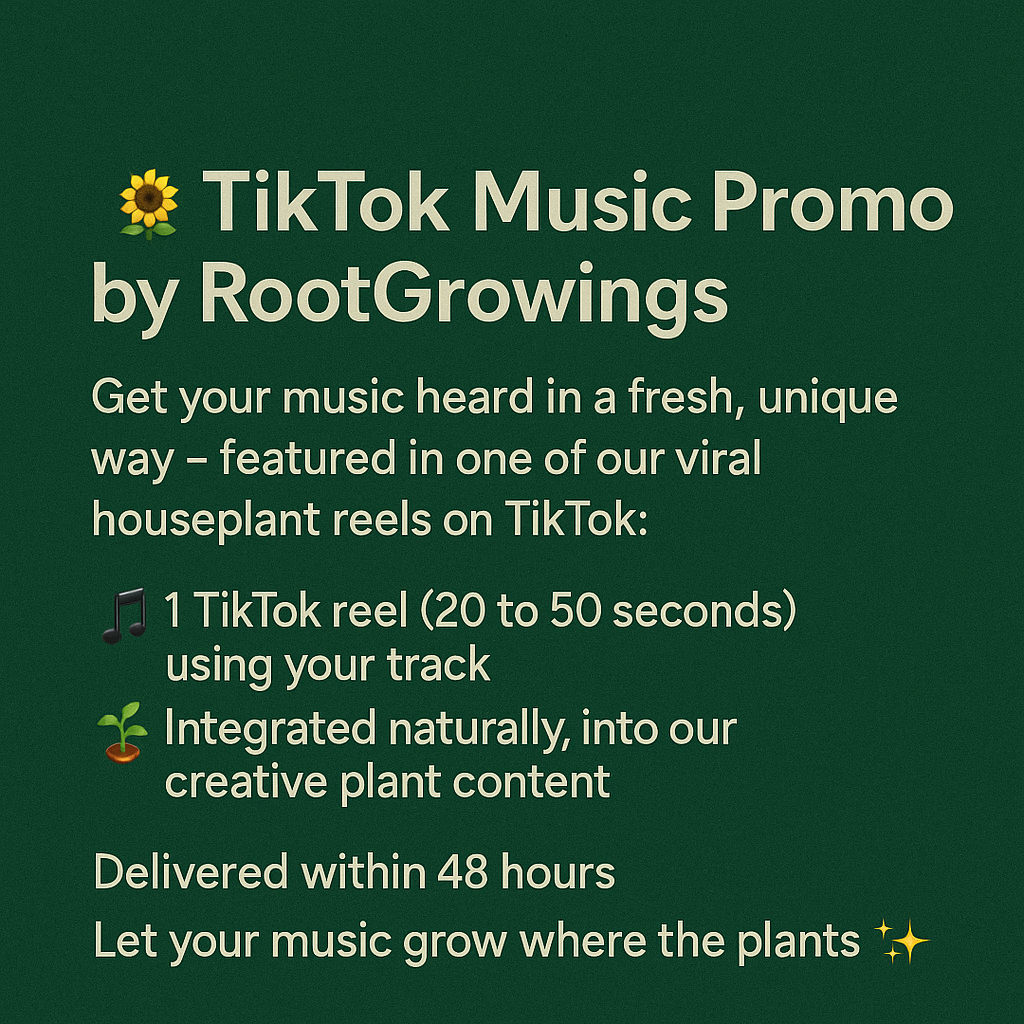 Tiktok Music Promo